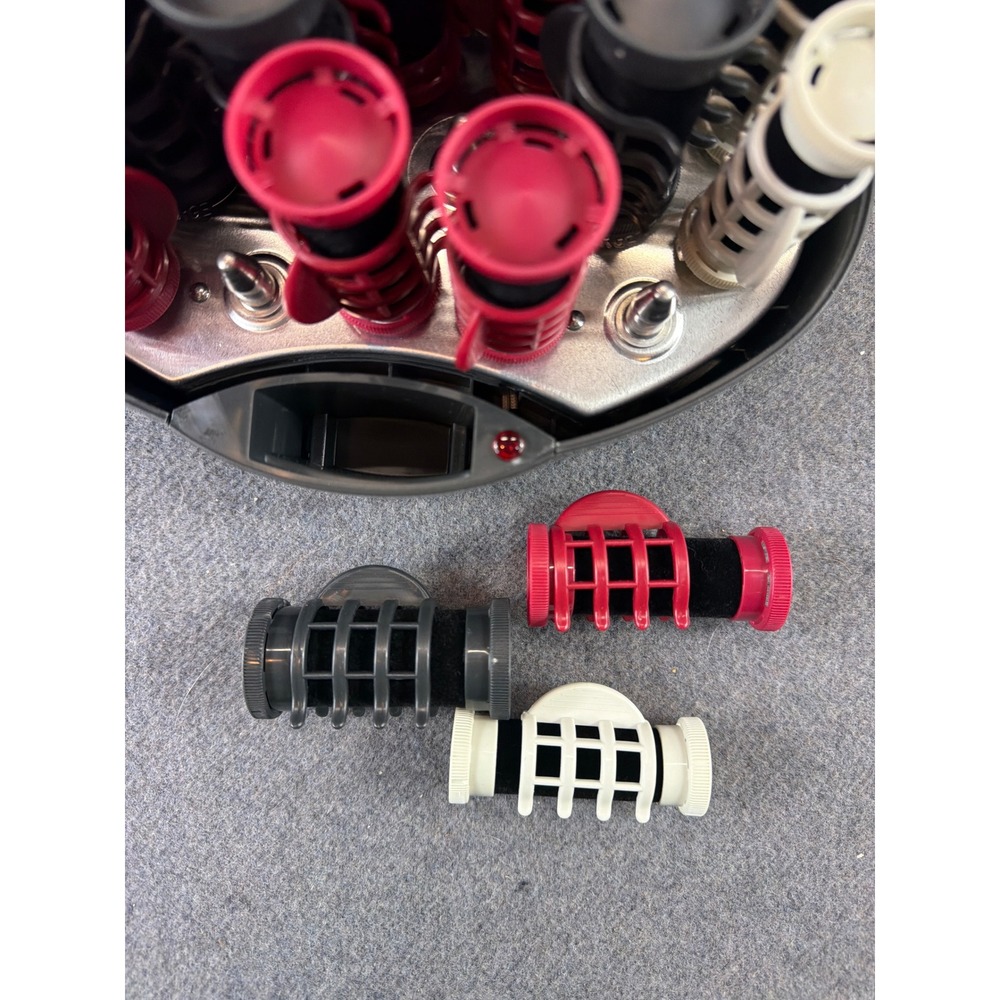 Remington KF-20i Hot Rollers Hair Setter Black Red Ionic 20 Rollers Clips 300W - Picture 4 of 7